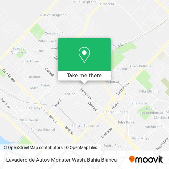 Lavadero de Autos Monster Wash map