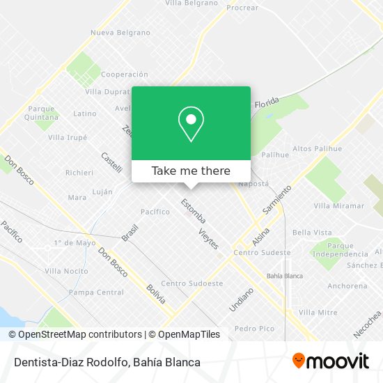 Dentista-Diaz Rodolfo map