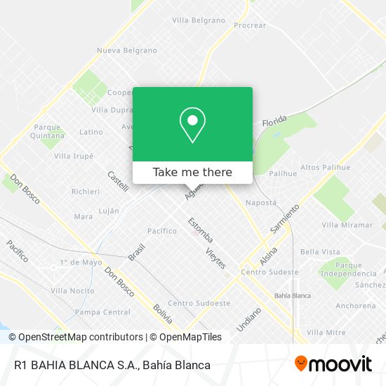 R1 BAHIA BLANCA S.A. map