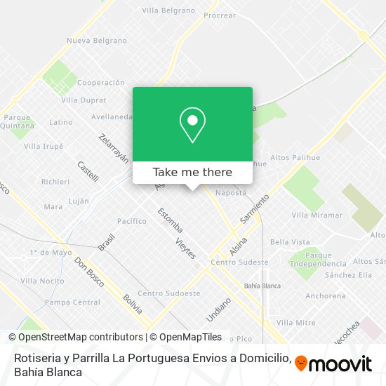 Rotiseria y Parrilla La Portuguesa Envios a Domicilio map