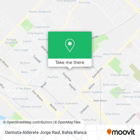 Dentista-Alderete Jorge Raúl map