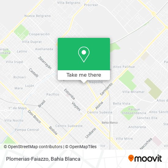 Plomerias-Faiazzo map