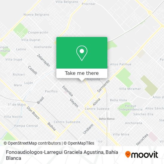 Fonoaudiologos-Larregui Graciela Agustina map