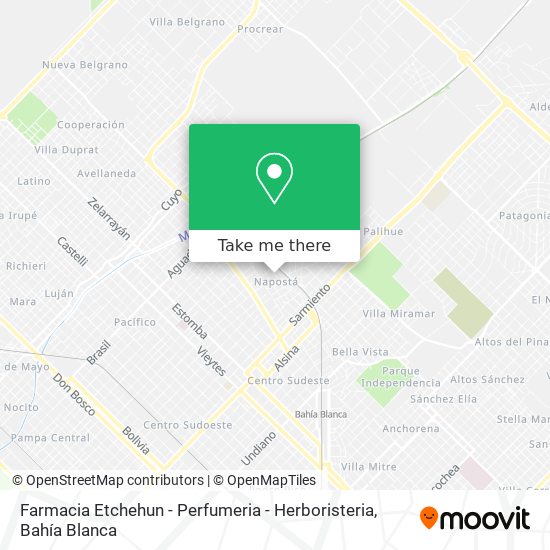 Mapa de Farmacia Etchehun - Perfumeria - Herboristeria