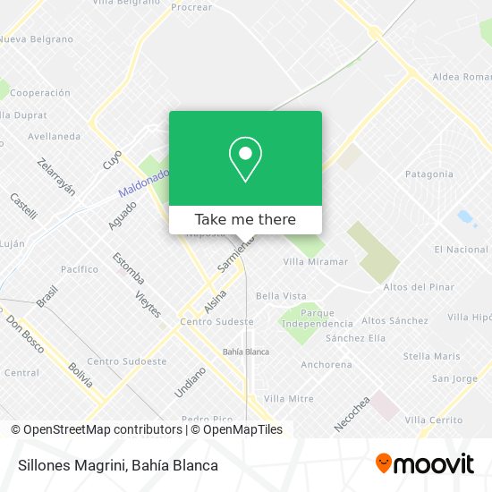 Sillones Magrini map