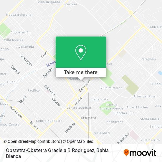Mapa de Obstetra-Obstetra Graciela B Rodriguez