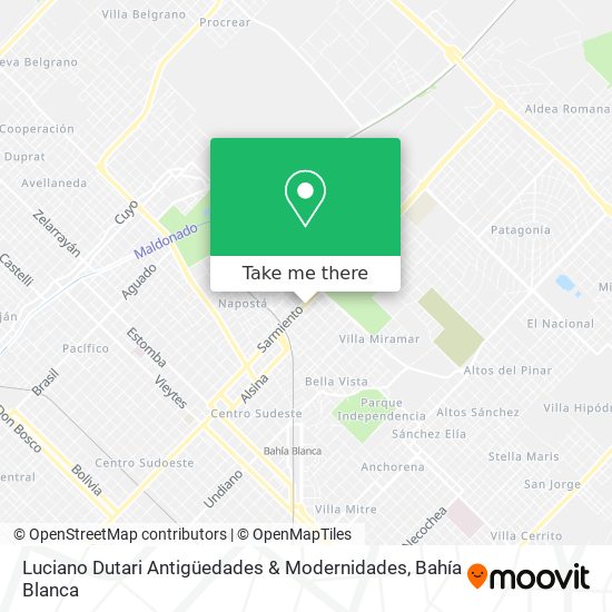 Mapa de Luciano Dutari Antigüedades & Modernidades