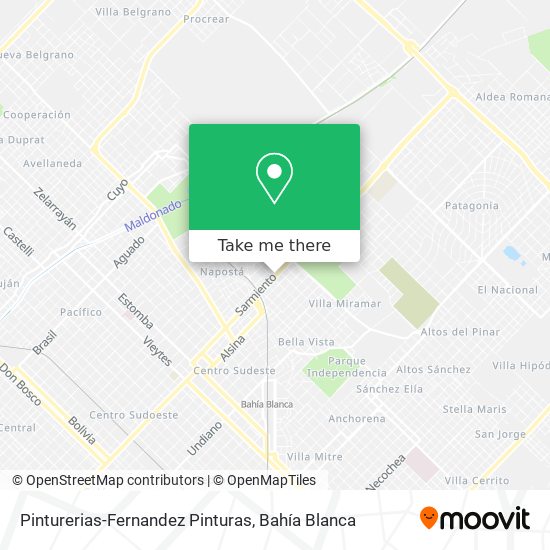 Pinturerias-Fernandez Pinturas map