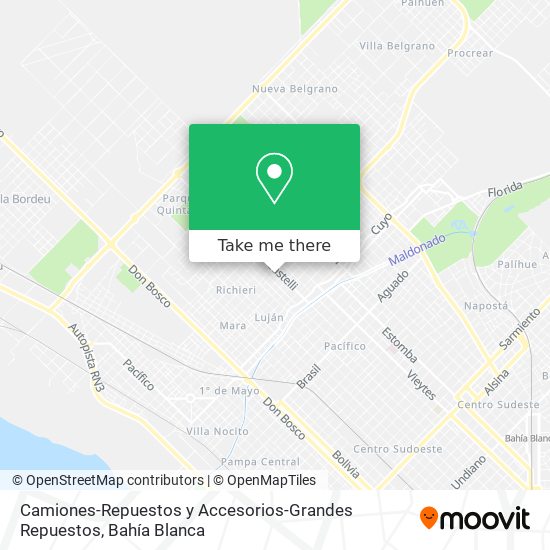 Camiones-Repuestos y Accesorios-Grandes Repuestos map