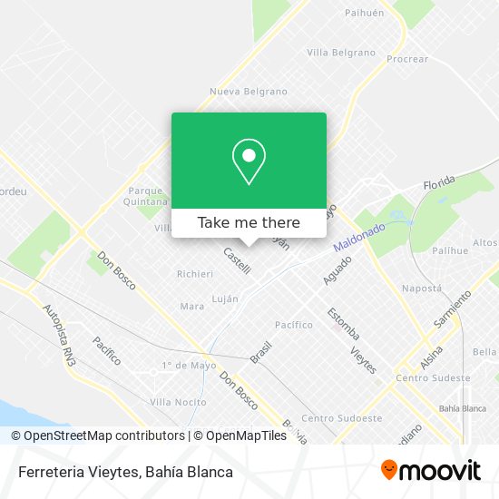 Mapa de Ferreteria Vieytes