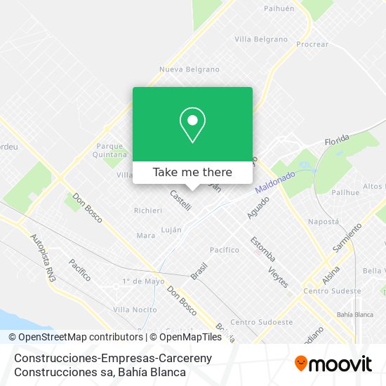 Mapa de Construcciones-Empresas-Carcereny Construcciones sa