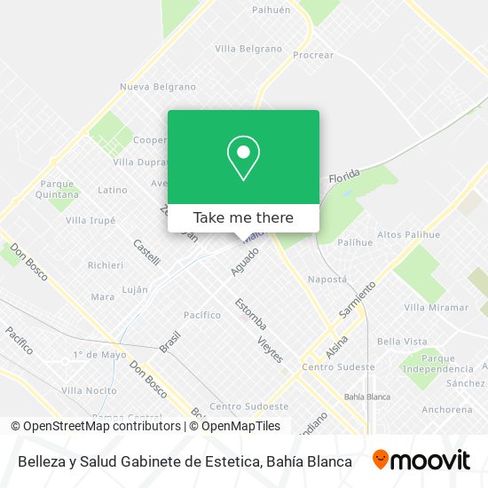 Mapa de Belleza y Salud Gabinete de Estetica