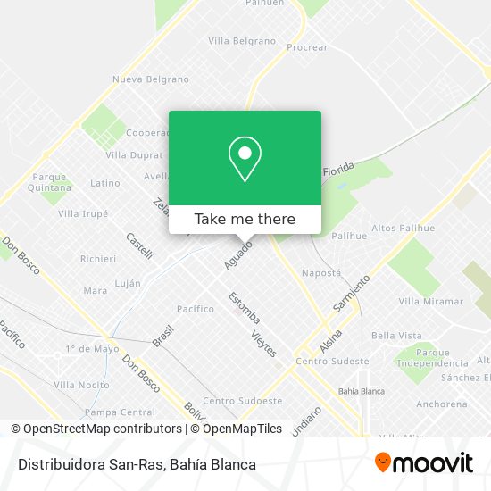 Distribuidora San-Ras map
