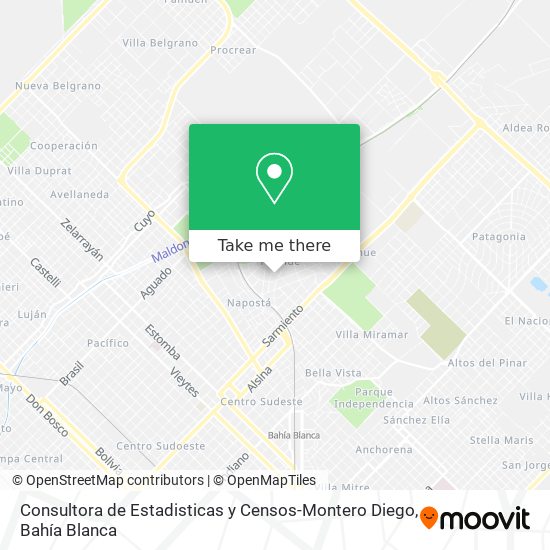 Consultora de Estadisticas y Censos-Montero Diego map