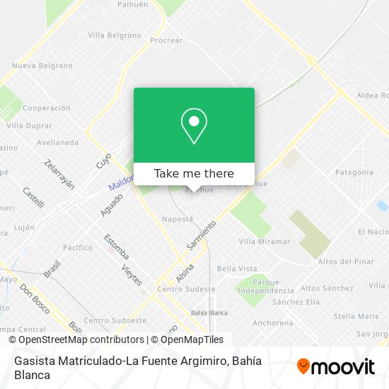 Gasista Matriculado-La Fuente Argimiro map