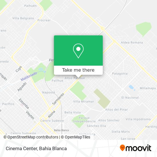 Mapa de Cinema Center