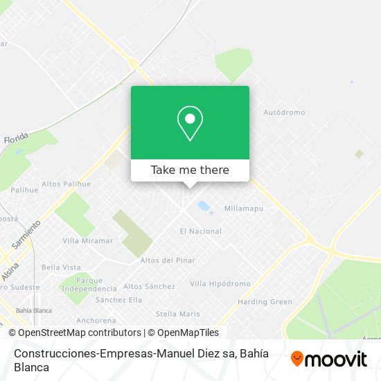 Mapa de Construcciones-Empresas-Manuel Diez sa