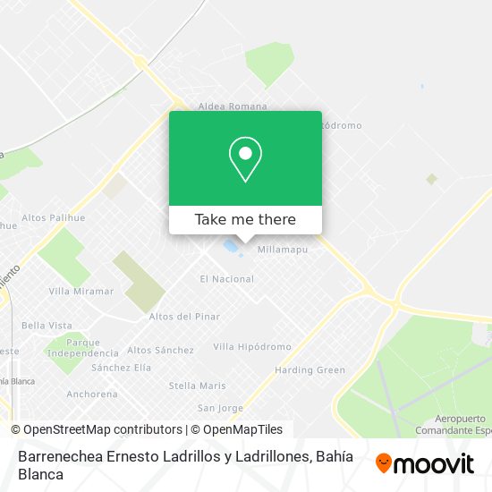 Mapa de Barrenechea Ernesto Ladrillos y Ladrillones