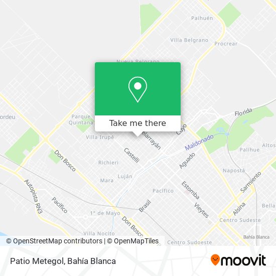 Mapa de Patio Metegol