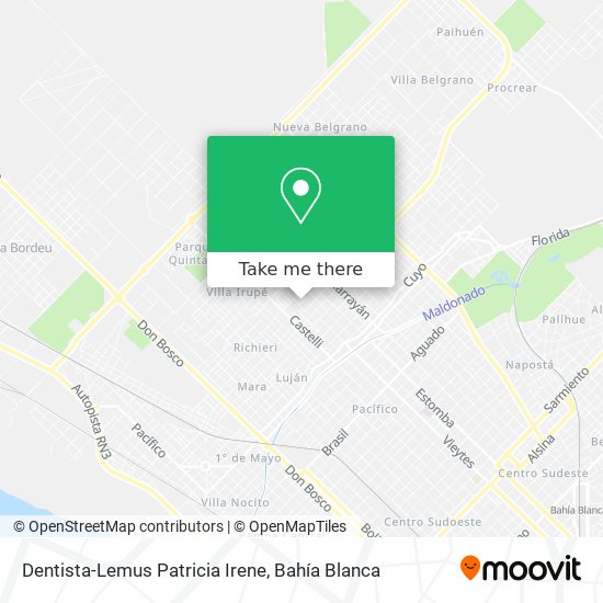 Dentista-Lemus Patricia Irene map