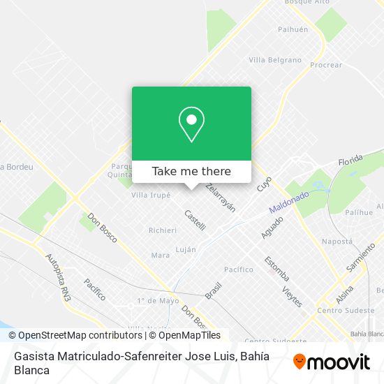 Gasista Matriculado-Safenreiter Jose Luis map