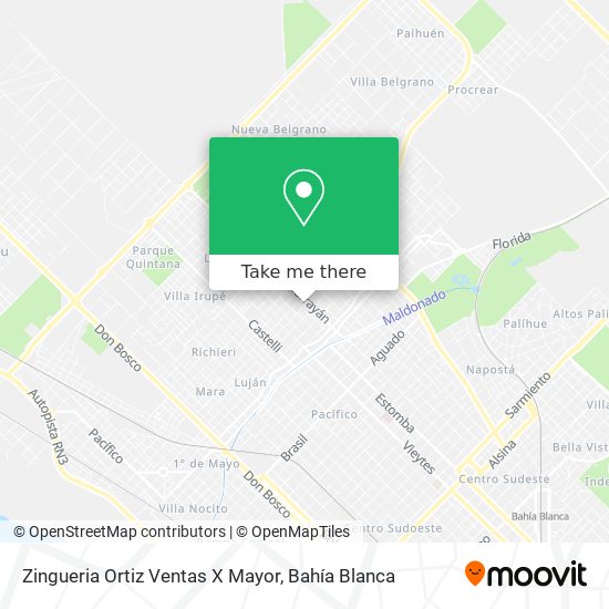 Zingueria Ortiz Ventas X Mayor map