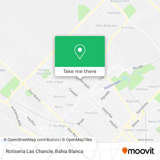 Rotiseria Las Chancle map