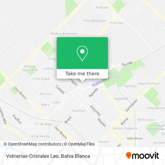 Mapa de Vidrierias-Cristales Leo