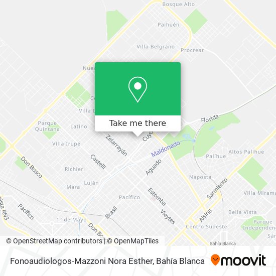 Fonoaudiologos-Mazzoni Nora Esther map
