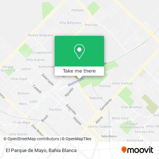 Mapa de El Parque de Mayo
