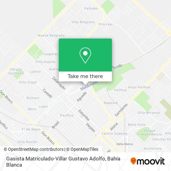 Gasista Matriculado-Villar Gustavo Adolfo map
