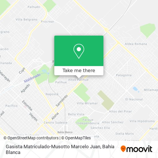 Gasista Matriculado-Musotto Marcelo Juan map
