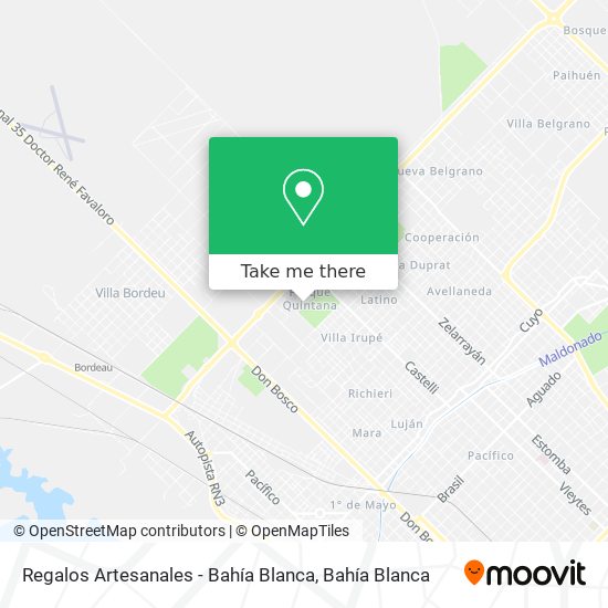 Regalos Artesanales - Bahía Blanca map