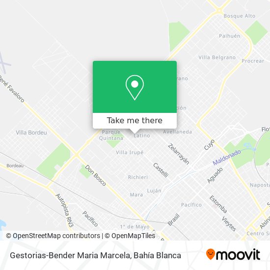 Mapa de Gestorias-Bender Maria Marcela
