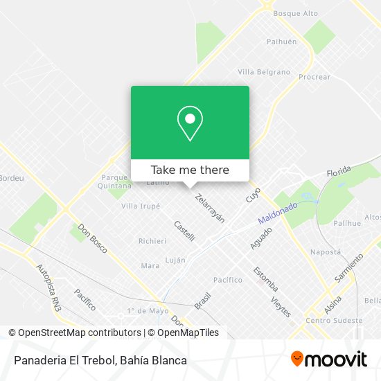 Mapa de Panaderia El Trebol