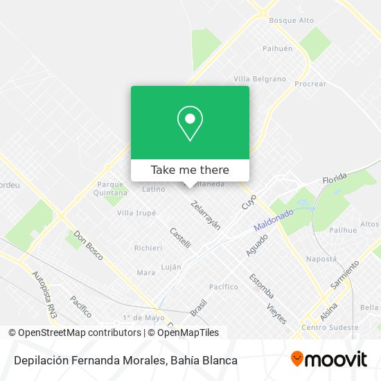 Depilación Fernanda Morales map