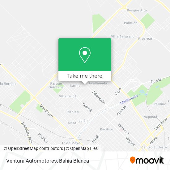 Mapa de Ventura Automotores