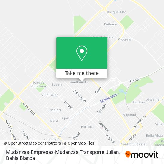 Mudanzas-Empresas-Mudanzas Transporte Julian map