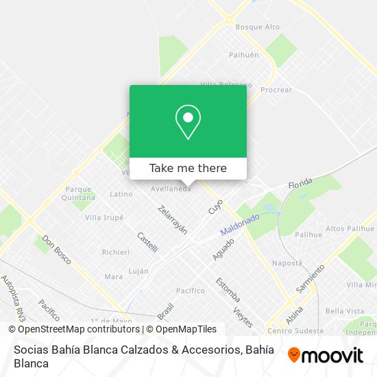 Socias Bahía Blanca Calzados & Accesorios map
