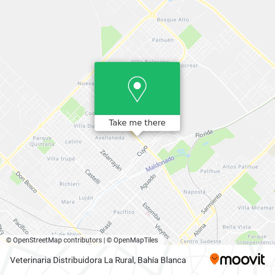 Veterinaria Distribuidora La Rural map