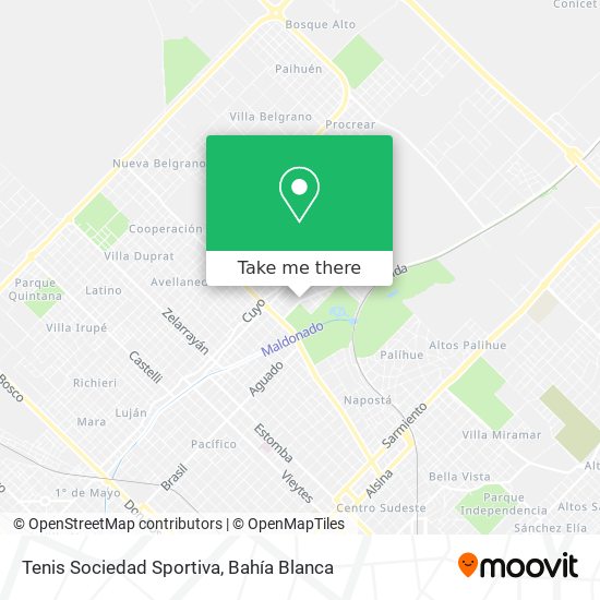 Mapa de Tenis Sociedad Sportiva