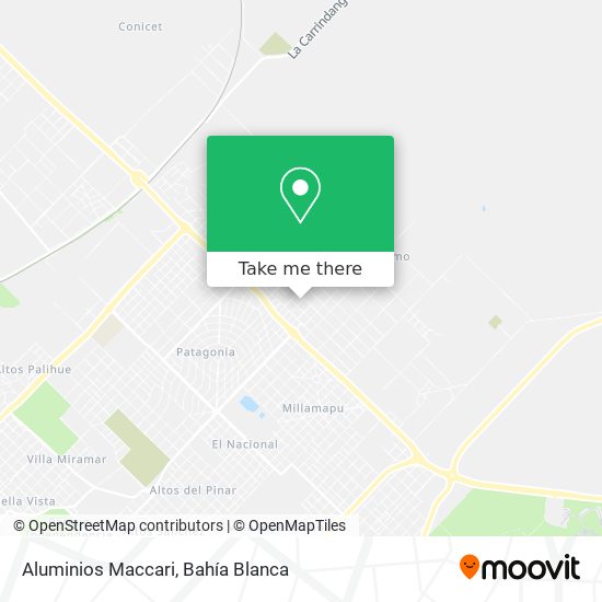 Mapa de Aluminios Maccari