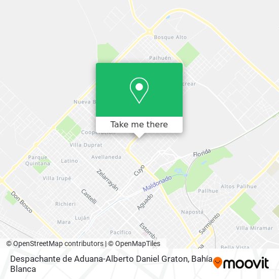 Mapa de Despachante de Aduana-Alberto Daniel Graton