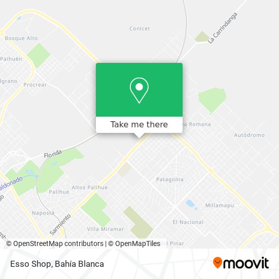 Mapa de Esso Shop