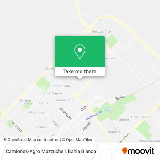 Camiones-Agro Mazzucheli map