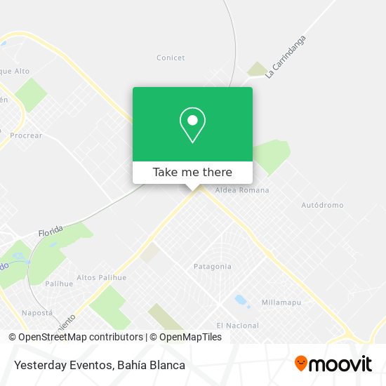 Mapa de Yesterday Eventos