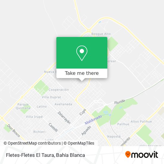 Mapa de Fletes-Fletes El Taura