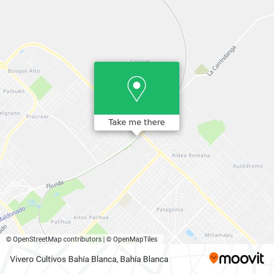 Vivero Cultivos Bahía Blanca map