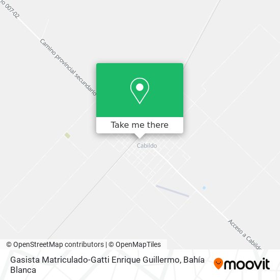 Mapa de Gasista Matriculado-Gatti Enrique Guillermo