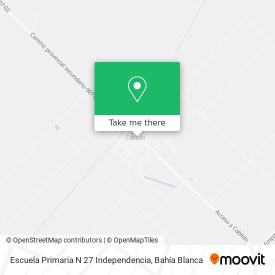 Escuela Primaria N 27 Independencia map